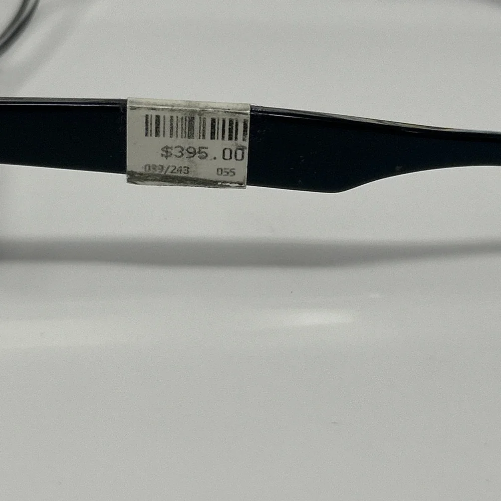 NWT Norman Childs VINTAGE 11 Eyeglass 50-18-140 Unisex Adult Black Cryst Frames